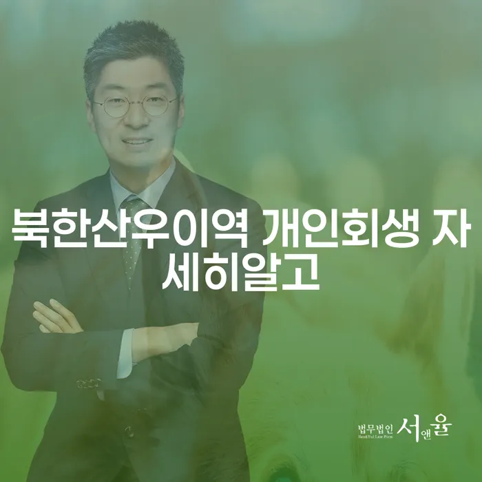 북한산우이역 개인회생 자세히알고