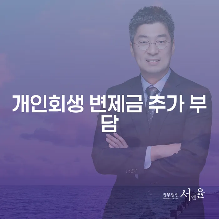 개인회생 변제금 추가 부담을 줄이려면 어떻게 해야 할까요?