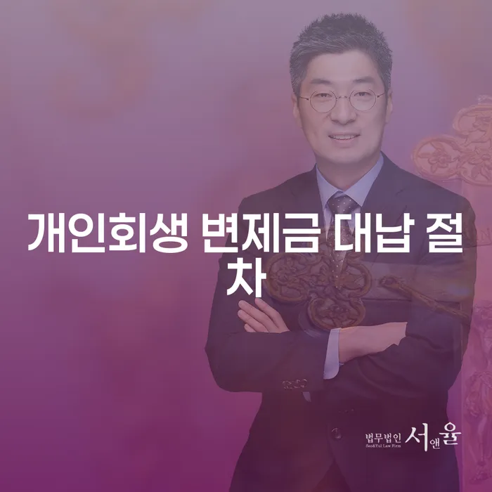 개인회생 변제금 대납 절차, 정말 필요한가요?
